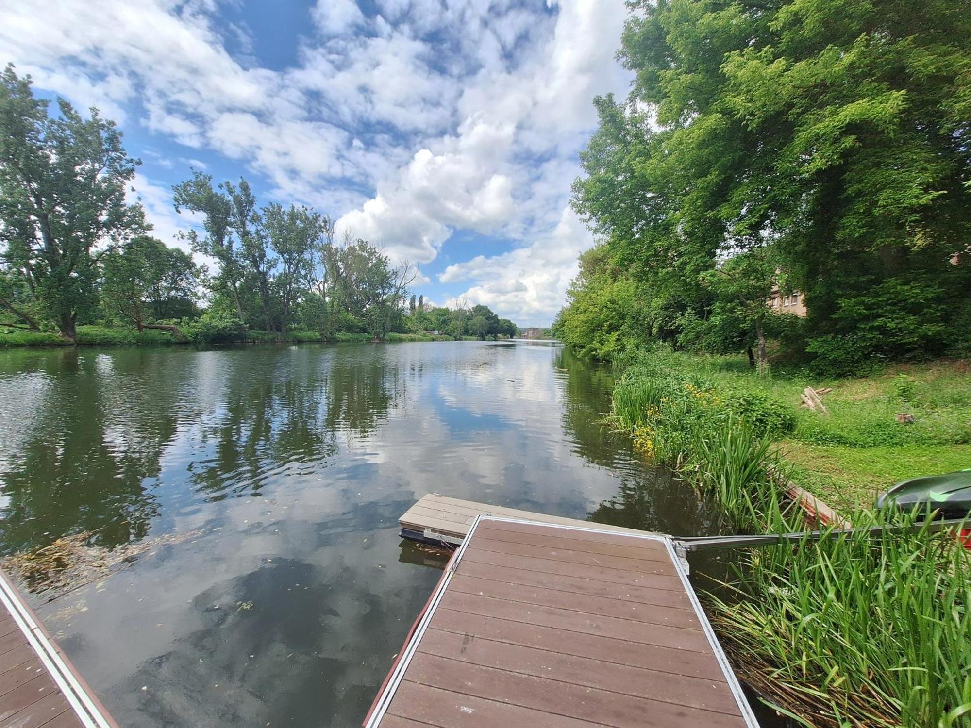 Ferienhaus Saaleblick Wettin Buitenkant foto