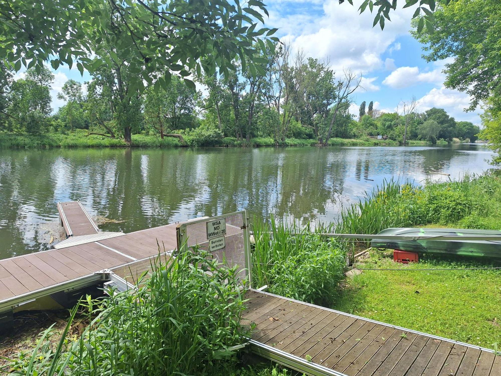 Ferienhaus Saaleblick Wettin Buitenkant foto