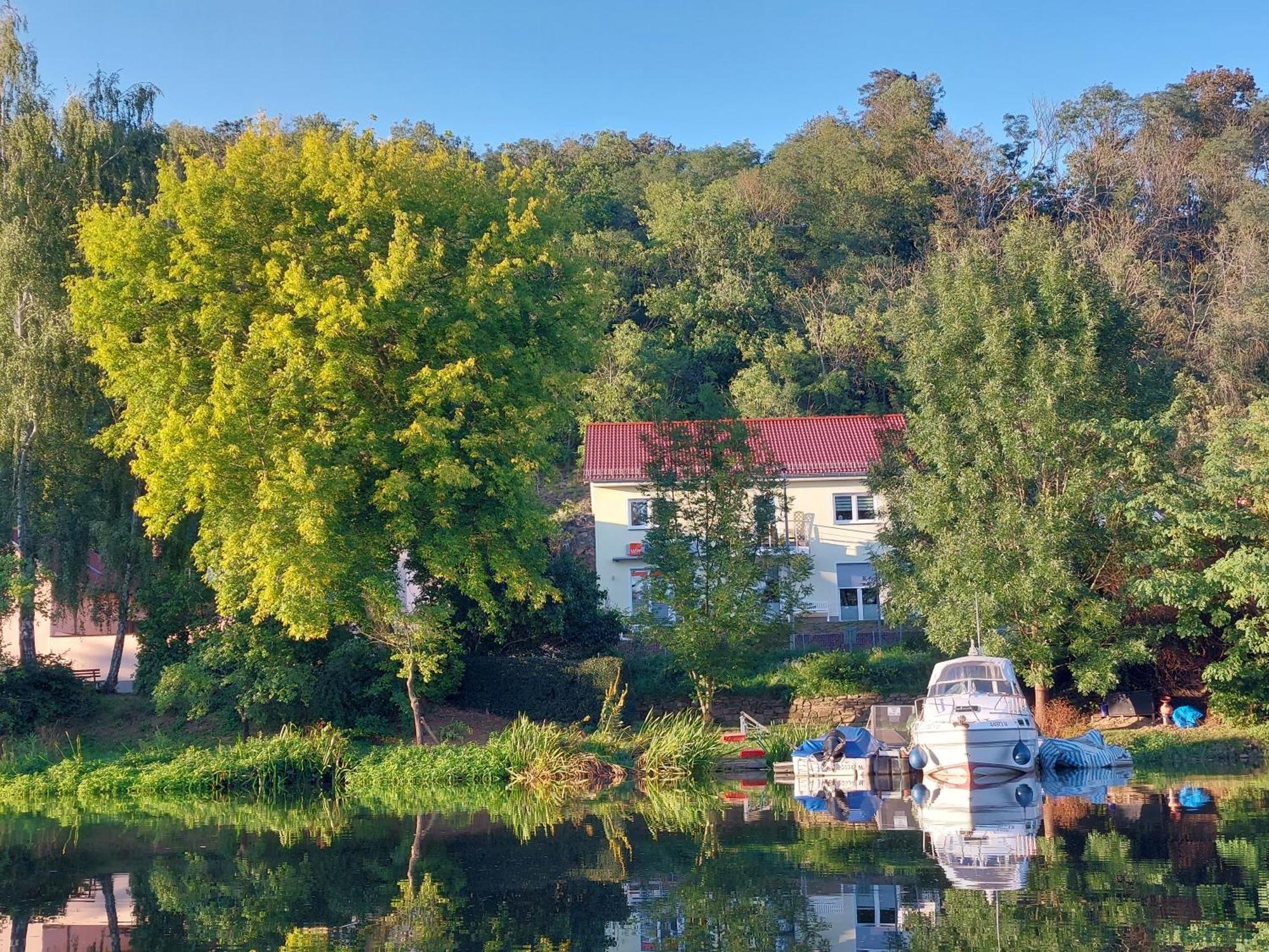 Ferienhaus Saaleblick Wettin Buitenkant foto